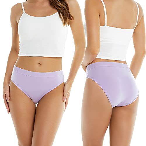 Image of Women Cotton Underwear Hi-Cut Briefs 5-Pack
