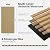 Wood Slat Wall Panels - 4 Pack 47.2" × 23.6" - Acoustic Sound Proof Panels Noise Reduction for Home Office Studio, 3D Fluted Sound Dampening Absorbing Panels, Oak