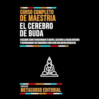 Diseño de la portada del título Curso Completo De Maestria El Cerebro De Buda