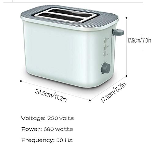 Health Slice Toaster,brotbackautomat Toaster Toaster Haushalt 2-Fach doppelseitiger Toaster Kleine automatische… – Bild 3