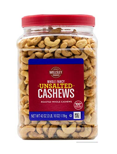 Wellsley Farms Whole Fancy Salted Roasted Whole Cashews, 42 Oz image 4