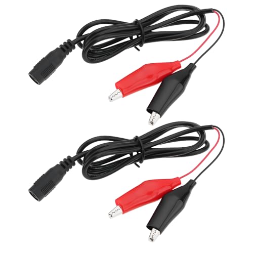 Connecteurs CC 5,5 x 2,5 mm avec pince crocodile pour voiture 1m