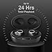 Wireless V5 Bluetooth Earbuds Works for Nokia C1 Plus with Charging case for in Ear Headphones. (V5.0 Black)