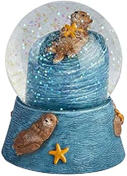 Ravensden M003OT Sea Otter Snow Globe 8cm