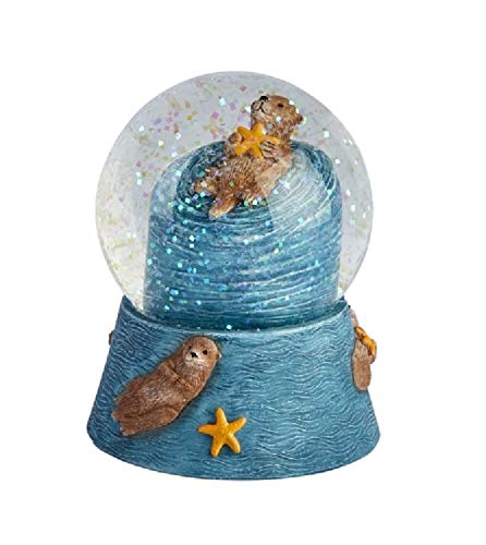 Ravensden M003OT Sea Otter Snow Globe 8cm