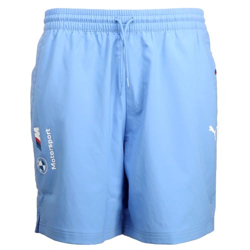 PUMA Mens BMW MMS Essentials Woven Shorts Casual Bottoms Casual - Blue