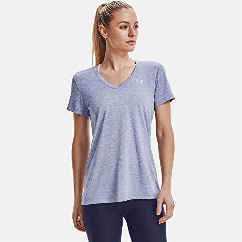 Image of Under Armour Womens Tech V-Neck Twist Short-Sleeve T-Shirt