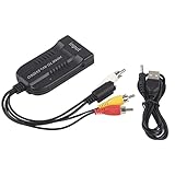 Bognajin zum AV/CVBS/S -Videokonverter mit Audio, 1080p -Auflösung, USB -Antrieb, Kein Treiber erforderlich, Plug & Play, Heimkinoerlebnis, kompatibel mit TV/VHS/DVD