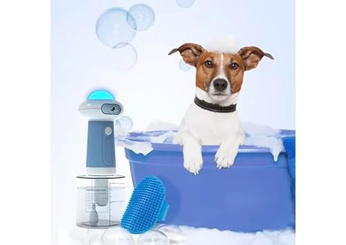 Acessório para Banho Pet com Espuma Automática – Dispenser Recarregável de Shampoo para Cães, à Prov