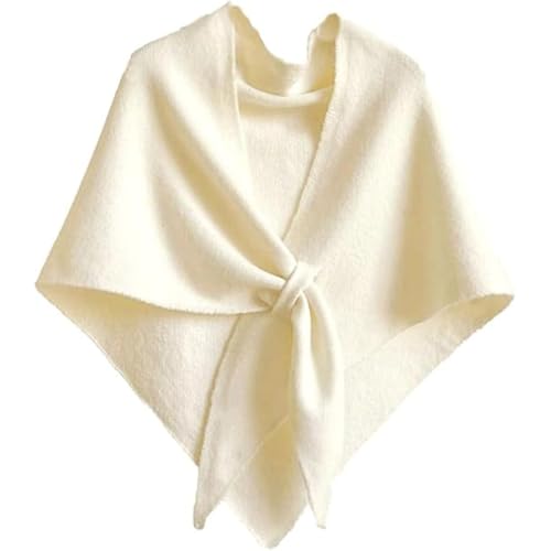 Fleece Shawl, Fleece Shawl Wrap for Women, Women’s Solid Color Shawls, Solid Color Tie Up Knotted Design