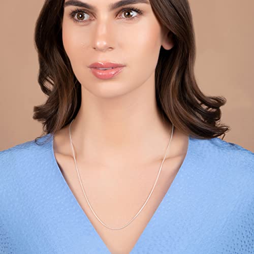 PORI JEWELERS 925 Sterling Silver Italian Magic Snake Chain Necklace - 16"-30"3