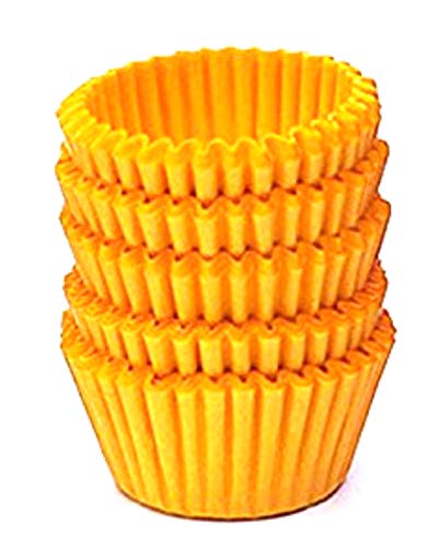 Orange 50 x Mini Cupcake Wrapper 25 mm - 30 mm
