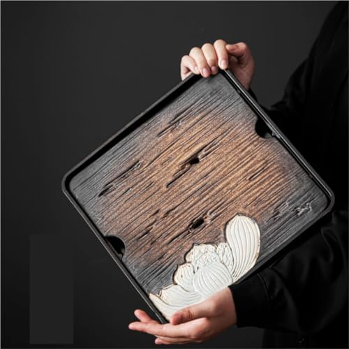 Plateau à thé en céramique pour éviter les taches sur le bureau - 5