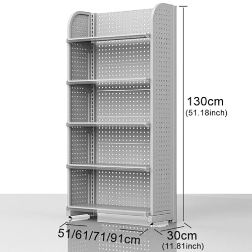 Robustes Metallregal – vielseitiges Regal für Einzelhandel, Heimorganisation, Garage und Boutique-Display, langlebige Stahlkonstruktion für maximale Stärke