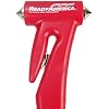 Ready America 75403 Auto Emergency Hammer & Seat Belt Cutter, Red, 1 Count (Pack of 1)