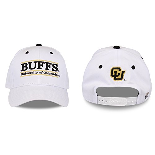 NCAA Colorado Buffaloes Unisex NCAA The Game bar Design Hat White Adjustable