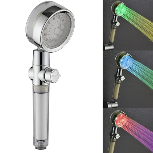 Cabezal de Ducha LED con Control de Temperatura 3 Colores