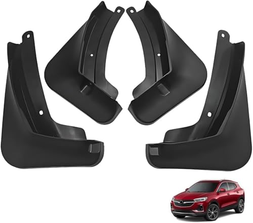 4PCS Car Mud Flaps for Buick Encore GX 2020 2021 2022 2023 2024, No Drilling Required Fenders Accessories Flexible Flap Splash Guard Exterior Wheel Protector Rally Mduflaps Kit