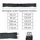 Schnurengurt Pferd, Schnuren Sattelgurt Größe 90cm - 140cm, Sattelgurt für optimale Druckverteiling & Bewegungsfreiheit (95cm, Schwarz)