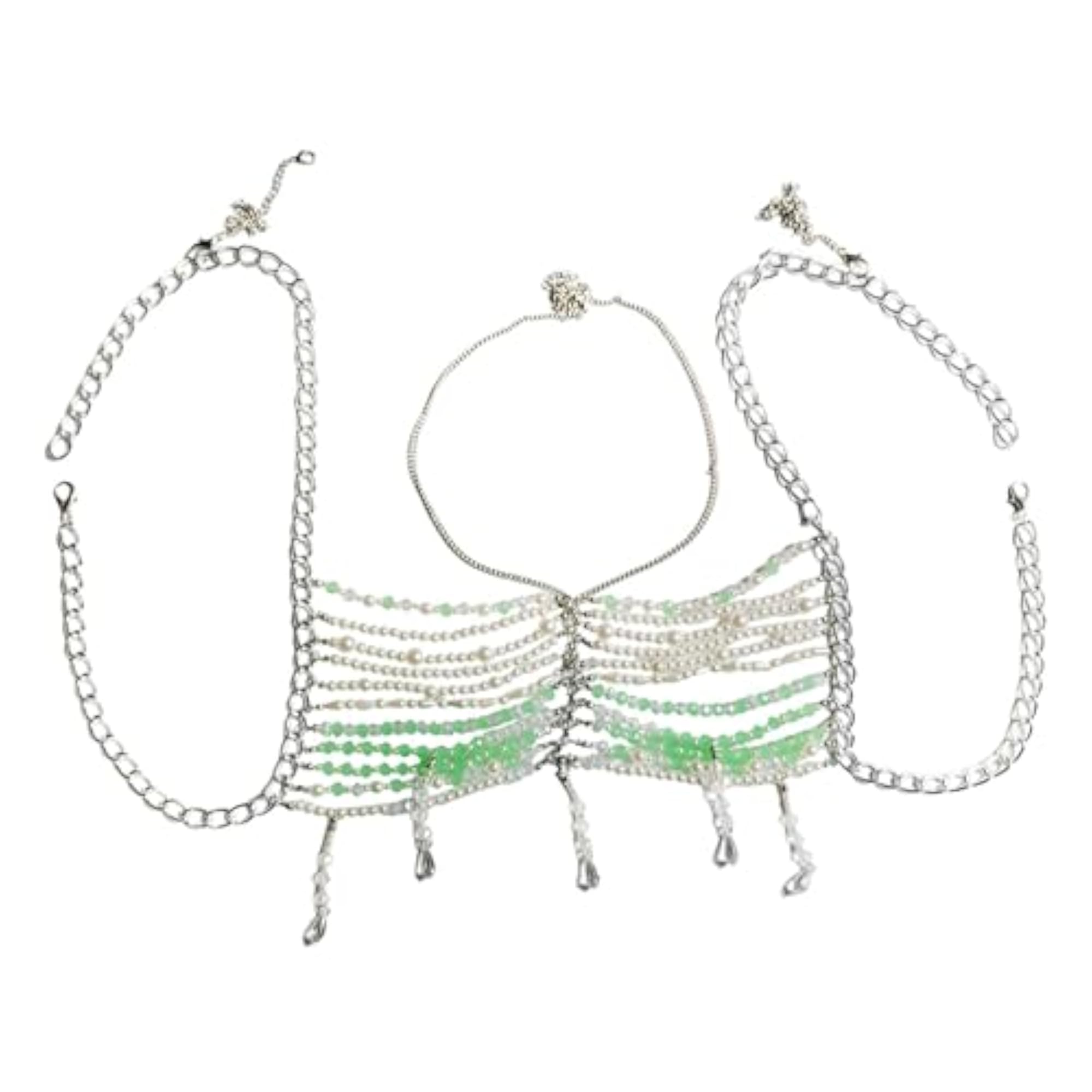 Women Body Chain Bra Chain for Summer Prom Party