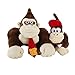 xunlei Animali di Peluche 2pcs Monkey Donkey Kong And Diddy Kong Soft Stuffed Plush Toys Kids' Gifts