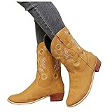 Botas altas con cordones para mujer, color blanco, por la rodilla, con tacón alto, para mujer, color verde, por encima de la rodilla, botas de goma blancas para hombre, botas de cuero, botas de cowboy para niños y niñas. 