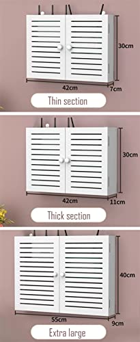 Routeur WiFi et blindage des câbles dans cette boîte de rangement murale en PVC - 2