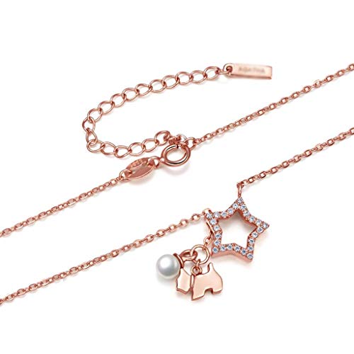 Necklaces for Women Girls 925 Sterling Silver Cute Animal Star Pendant Necklace Chain 18-20inch Women Girls Birthday Gift Jewelry Choker Necklaces steampunk buy now online Necklaces for Women Girls 925 Sterling Silver Cute Animal Star Pendant Necklace Chain 18-20inch Women Girls Birthday Gift Jewelry Choker Necklaces steampunk buy now online