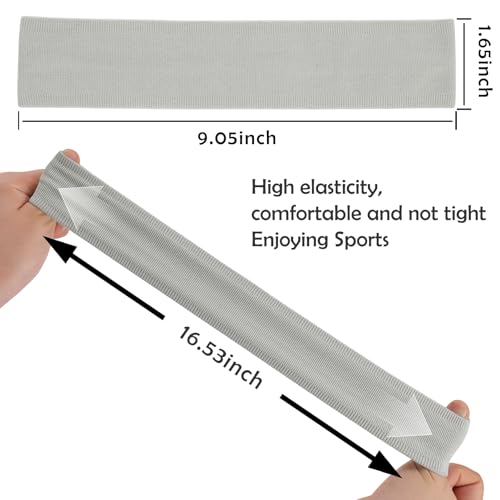 Image of Workout Headbands Non Slip Headband Sport Headbands Sweatbands Elastic Sport Hair Bands for Sports Travel Indoor Fitness Gym
