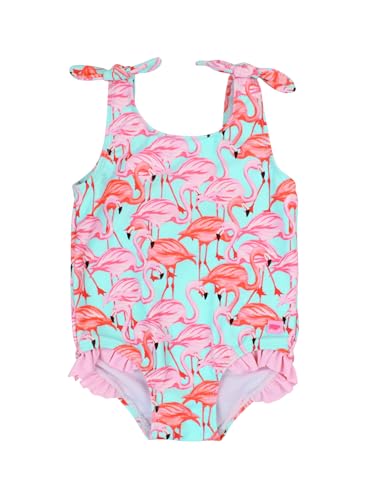 Image of RuffleButts Baby /Toddler Girls Ruffle Strap One Piece Swimsuit w /UPF 50+ Sun Protection
