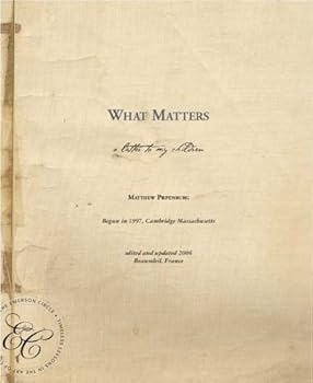 Paperback What Matters: A Letter to My Children Book