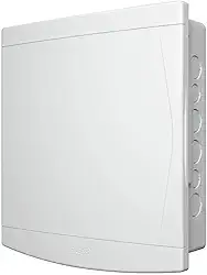 Quadro de Distribuição de Embutir 12/16 Disjuntores Branco