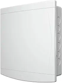 Quadro de Distribuição de Embutir 12/16 Disjuntores Branco