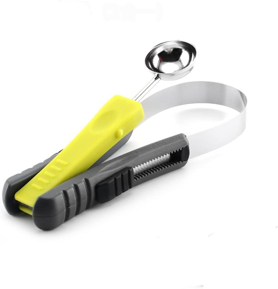 Stainless Steel Watermelon Slicer Fruit And Spoon 2 In 1 Tool Kitchen Set