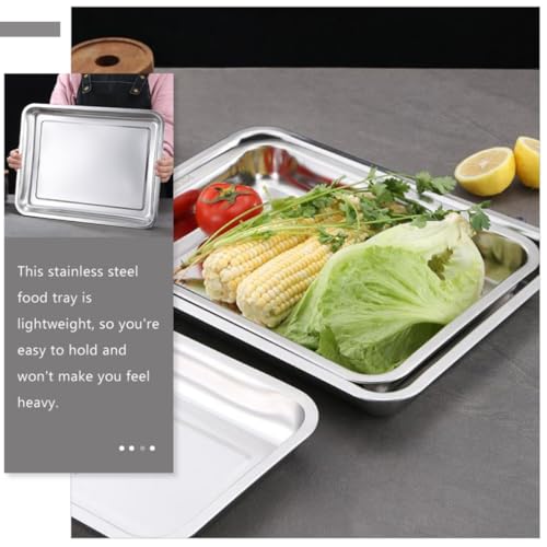 Bandeja para horno rectangular para asados en reuniones al aire libre 5