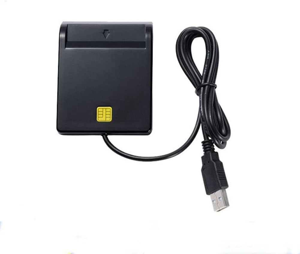 USB Smart Card Reader Usb2.0 Tax Declaration Smart Card Reader Card Reader for Bank Card IC/ID EMV Card Reader for 7 8 10 for Linux OS USB- 7816