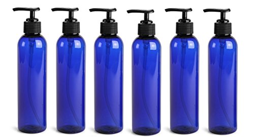 Bouteille en plastique pour animaux de compagnie liquide savon flacon bleu