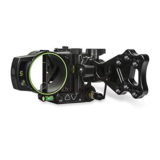 Burris Optics Oracle Rangefinder Bow Sight, Built in Range Finder Measures Exact Distance, Calculates Perfect Aim/Drop Point, Adaptable Right or Left Handed Mount.