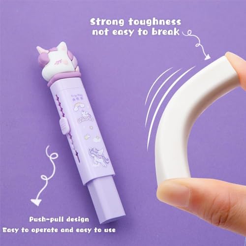 Image of Kawaii Pencil Pouch 3 Compartment Cute Pencil Poucha,Large Capacity for Cute Pencil Cases Erasers Free for Pencil Pouch Pencil for Kids (A2)