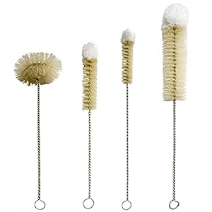 Coralpearl Edelstahl-Flaschenbürsten-Set (4)