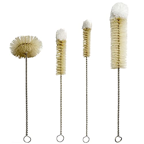 Coralpearl Edelstahl-Flaschenbürsten-Set (4)