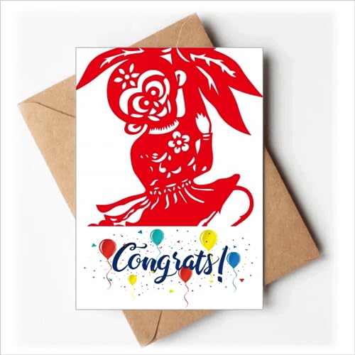 Sobres de felicitación con flores tradicionales chinas para decoración de ventanas y bodas