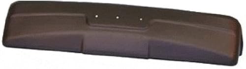 Performance Plus Carts EZGO Marathon - Tapa frontal para carrito de golf sin recortes para faros delanteros, color negro, compatible con modelos