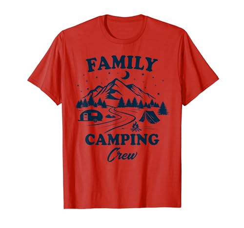 Equipo de camping familiar a juego para exteriores Camiseta