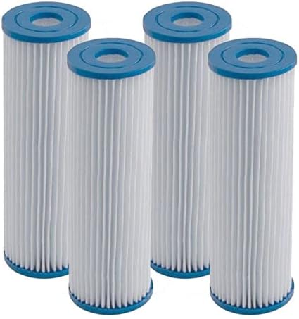 Clear Choice Pool Spa Filter Replacement 2-3/4" Dia x 9-3/4" Long for Filbur FC-3060 System Replaces Baleen AK-1001A, Filbur FC-3060, FC-3061, Neptune 8R2006-1, [4-Pack]