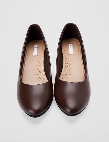Image of ELLE Women Slip-On Pumps with Block Heel