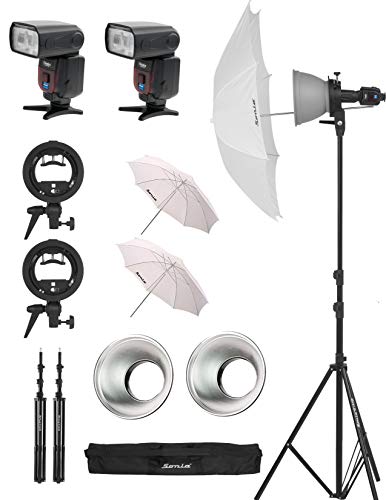 Image of Osaka Camera Flash Speedlite Speedlight TT990 with inbuilt Radio Trigger and Transmitter for Nikon,Canon,Sony,& All Other DSLR Cameras with 21cm Reflector and S-Type Bracket Adapter ETC.