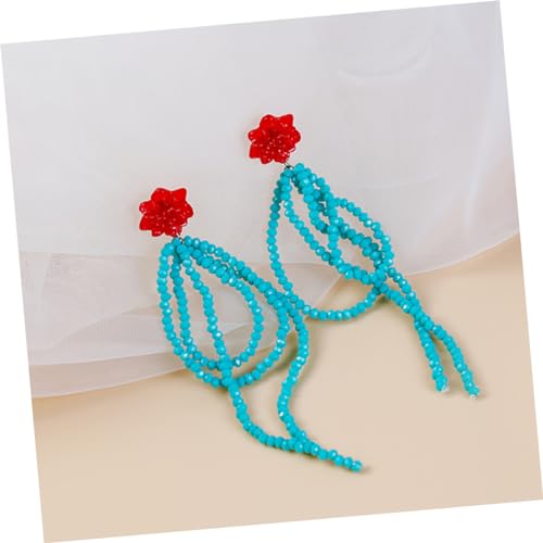 Boucles d'oreilles à tige en cristal d'une brillance d'exception