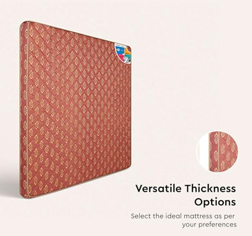 Image of Godrej Interio Mattress Vurv Double Bed Foam Mattress (72x48x4) for Living Room, 1-Year Warranty, PU Foam