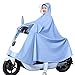 Floorlamp Poncho De Voiture électrique, Faire du Vélo Vélo Raincoat Pluie Cape Poncho Capuche Coupe Vent Imperméable Scooter Voiture électrique Raincoat-D-Single with Mirror||4XL